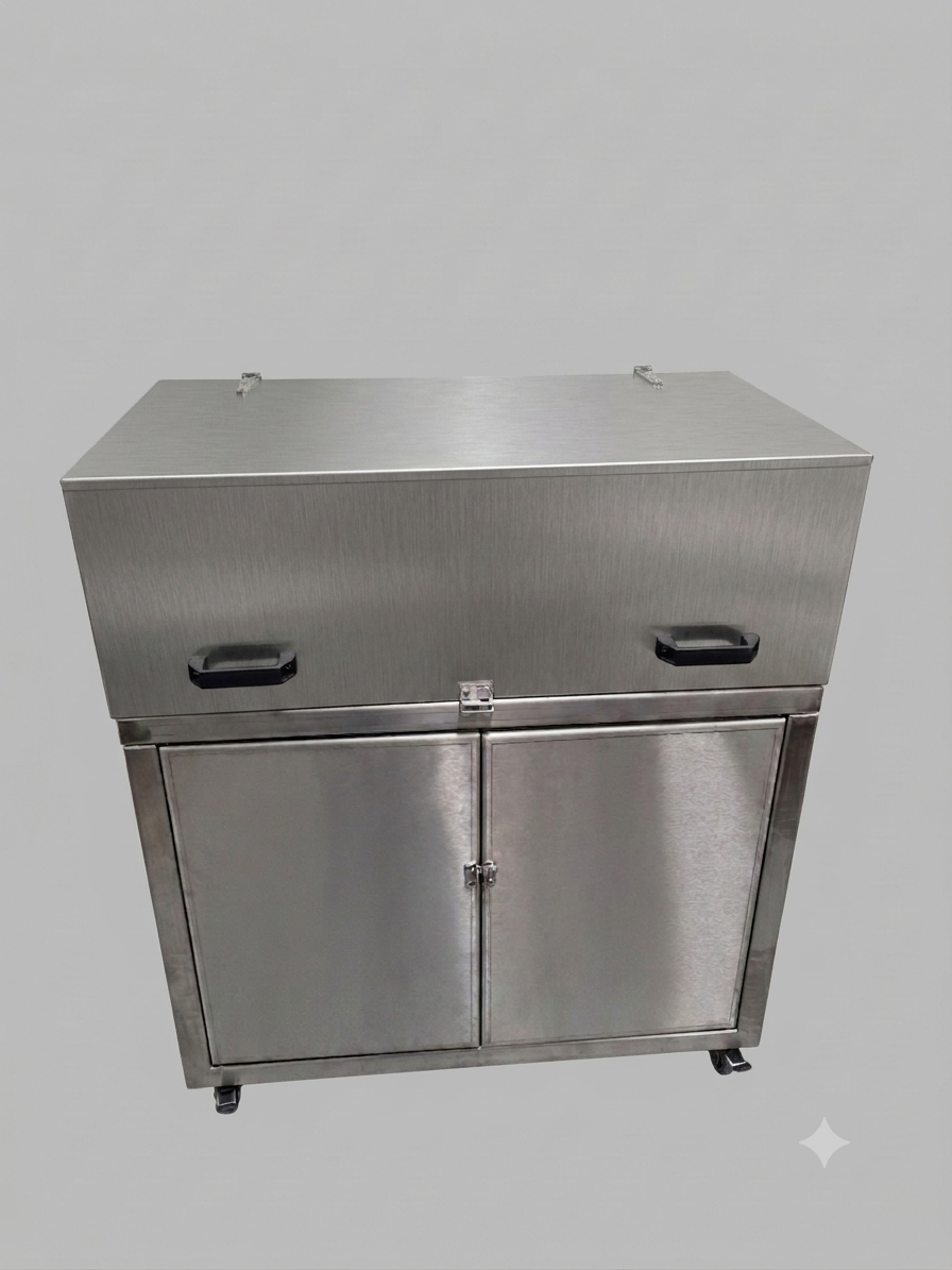 Closed stainless cabinet
